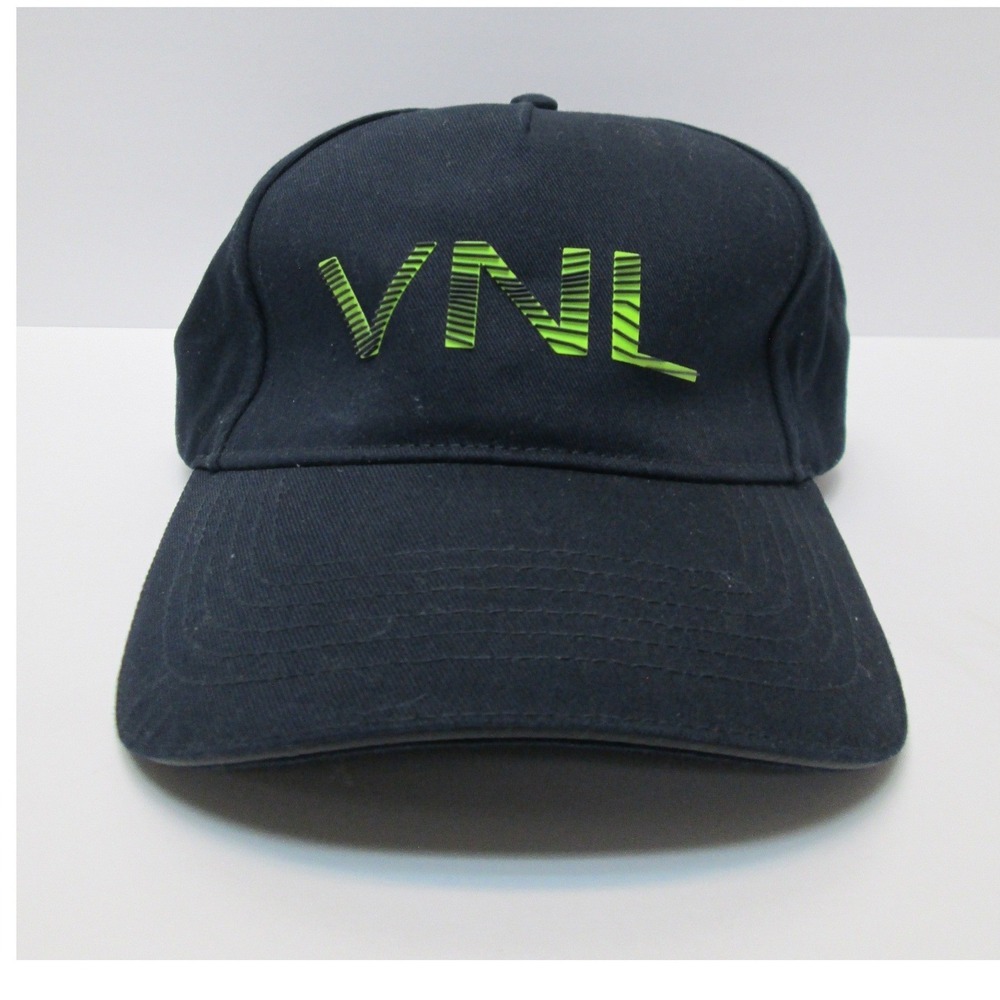 VOLVO VNL dark navy baseball cap hat adjustable neon green lettering official